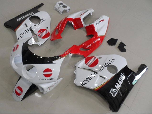 1991-1998 Red Konica Honda CBR250RR MC22 MC22 Fairings 1991-1998 Red Konica Honda CBR250RR MC22 MC22 Fairings