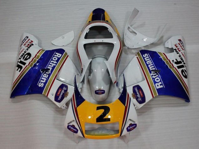 1994-1996 White Blue Yellow Honda NSR250 MC28 P4 Fairings