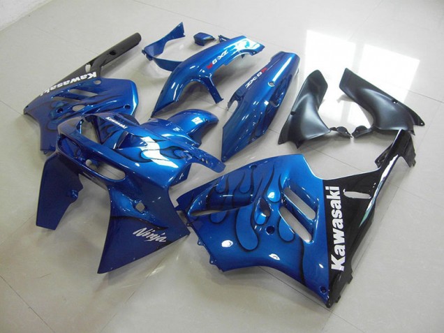 1994-1997 Blue Black Flame Kawasaki Ninja ZX9R Fairings & Bodywork 1994-1997 Blue Black Flame Kawasaki Ninja ZX9R Fairings & Bodywork