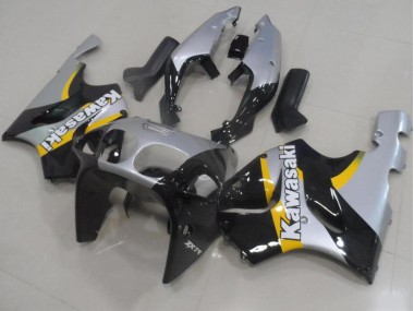 1996-2002 Silver and Black Kawasaki Ninja ZX7R Fairings