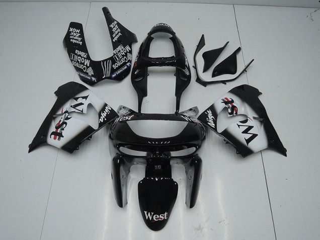 1998-1999 Black West Kawasaki Ninja ZX9R Fairings 1998-1999 Black West Kawasaki Ninja ZX9R Fairings