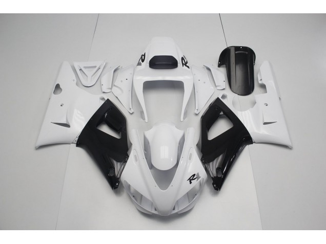 1998-1999 Pearl White Black Yamaha YZF R1 Fairings 1998-1999 Pearl White Black Yamaha YZF R1 Fairings