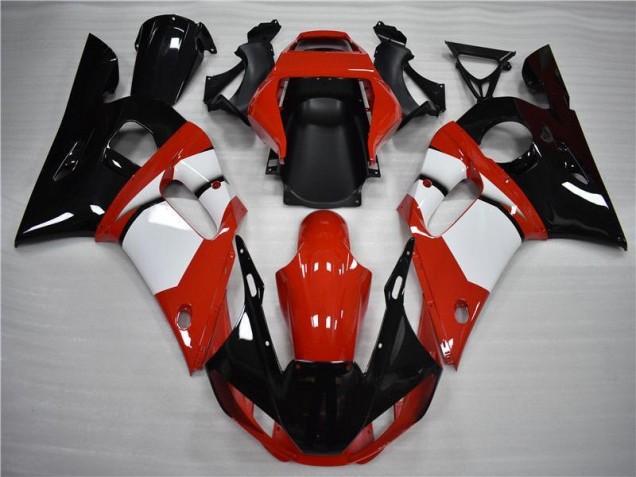 1998-2002 Black White Yamaha YZF R6 Fairings 1998-2002 Black White Yamaha YZF R6 Fairings