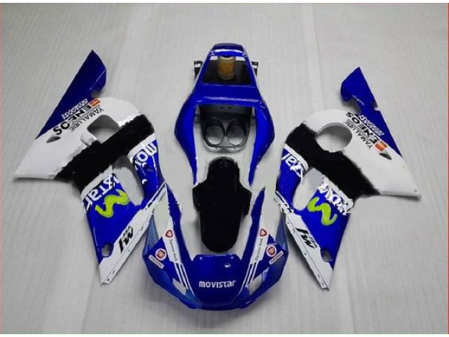 1998-2002 Blue Green White Yamaha YZF R6 Fairings 1998-2002 Blue Green White Yamaha YZF R6 Fairings