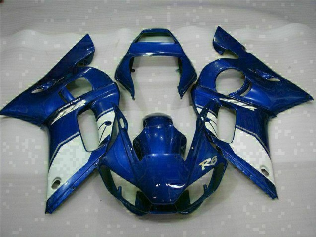 1998-2002 Blue Yamaha YZF R6 Fairings 1998-2002 Blue Yamaha YZF R6 Fairings