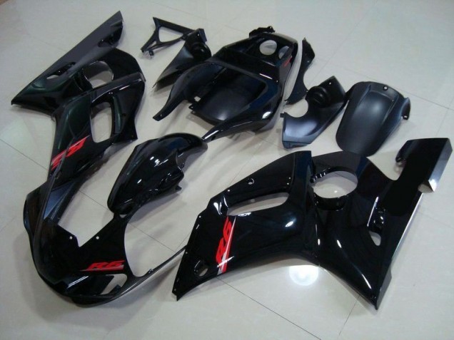 1998-2002 Glossy Black Red Decals Yamaha YZF R6 Fairings 1998-2002 Glossy Black Red Decals Yamaha YZF R6 Fairings