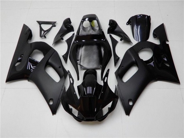 1998-2002 Glossy Matte Black Yamaha YZF R6 Fairings 1998-2002 Glossy Matte Black Yamaha YZF R6 Fairings