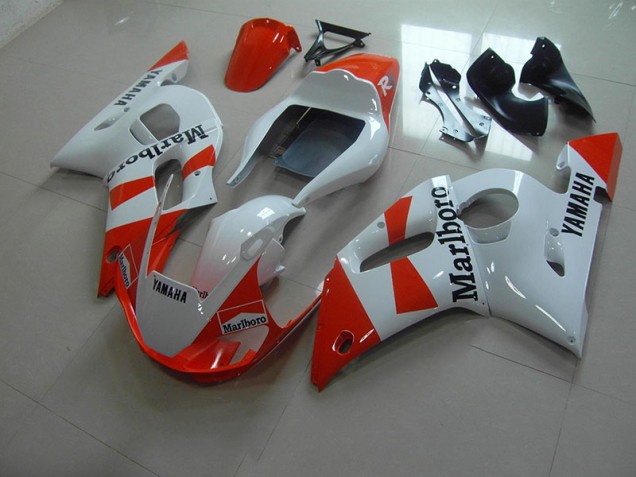 1998-2002 White Red Marlboro Yamaha YZF R6 Fairings 1998-2002 White Red Marlboro Yamaha YZF R6 Fairings