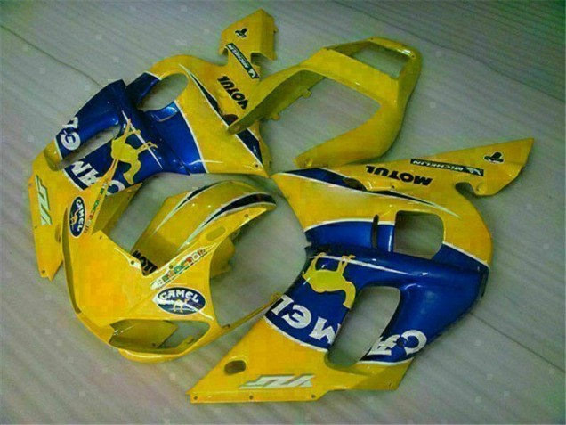1998-2002 Yellow Blue Yamaha YZF R6 Fairings 1998-2002 Yellow Blue Yamaha YZF R6 Fairings