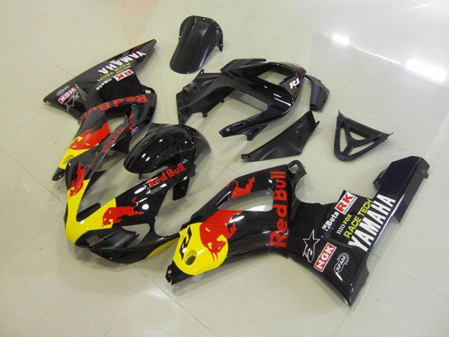 2000-2001 Black Red Bull Yamaha YZF R1 Fairings 2000-2001 Black Red Bull Yamaha YZF R1 Fairings