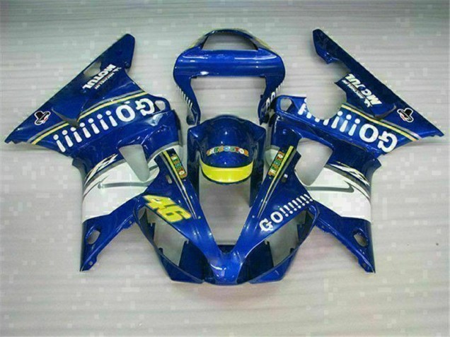 2000-2001 Blue Yamaha YZF R1 Fairings & Plastics 2000-2001 Blue Yamaha YZF R1 Fairings & Plastics
