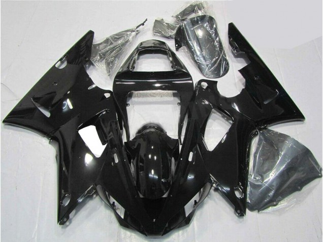 2000-2001 Glossy Black Yamaha YZF R1 Fairings 2000-2001 Glossy Black Yamaha YZF R1 Fairings