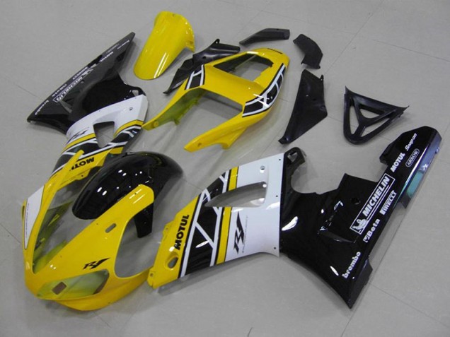 2000-2001 Yellow Aniversary Yamaha YZF R1 Fairings 2000-2001 Yellow Aniversary Yamaha YZF R1 Fairings