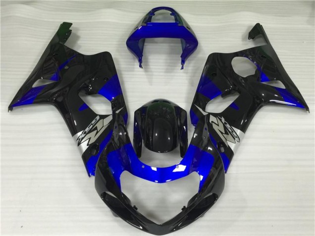 2000-2002 Blue Black Suzuki GSXR 1000 Fairings 2000-2002 Blue Black Suzuki GSXR 1000 Fairings