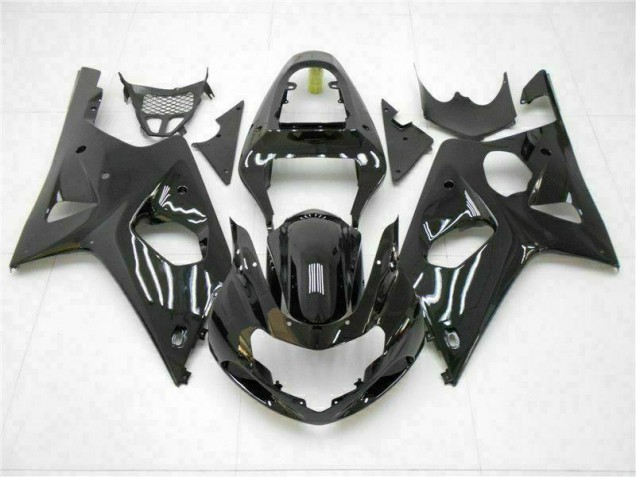 2000-2002 Glossy Black Suzuki GSXR 1000 Fairings 2000-2002 Glossy Black Suzuki GSXR 1000 Fairings