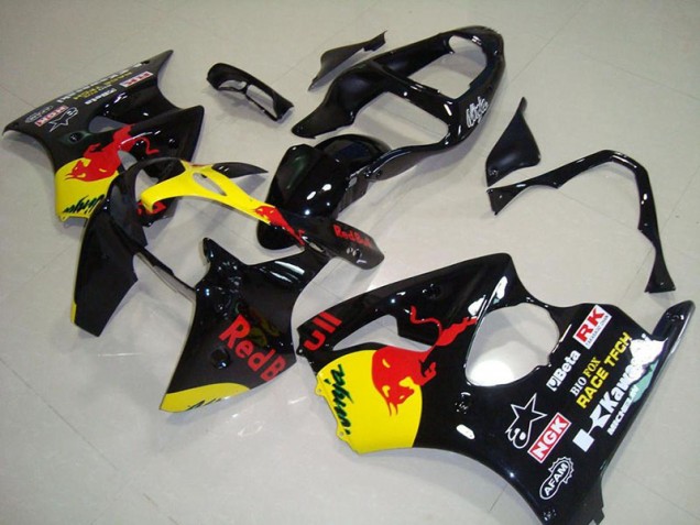 2000-2002 Red Bull Kawasaki Ninja ZX6R Fairings 2000-2002 Red Bull Kawasaki Ninja ZX6R Fairings