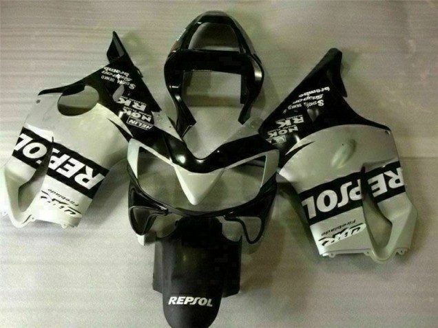 2001-2003 Black Silver Honda CBR600 F4i Injection Fairings 2001-2003 Black Silver Honda CBR600 F4i Injection Fairings