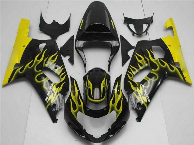 2001-2003 Black Suzuki GSXR 600/750 Fairings 2001-2003 Black Suzuki GSXR 600/750 Fairings