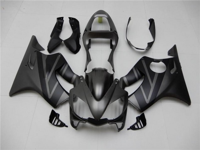 2001-2003 Matte Black Grey Honda CBR600 F4i Fairings 2001-2003 Matte Black Grey Honda CBR600 F4i Fairings