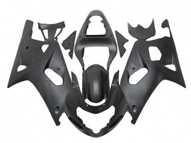 2001-2003 Matte Black Suzuki GSXR 600/750 Fairings 2001-2003 Matte Black Suzuki GSXR 600/750 Fairings