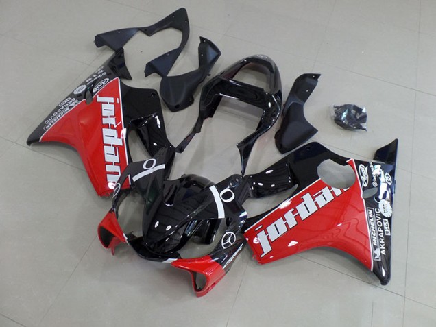 2001-2003 Red Jordan Honda CBR600 F4I Fairings 2001-2003 Red Jordan Honda CBR600 F4I Fairings