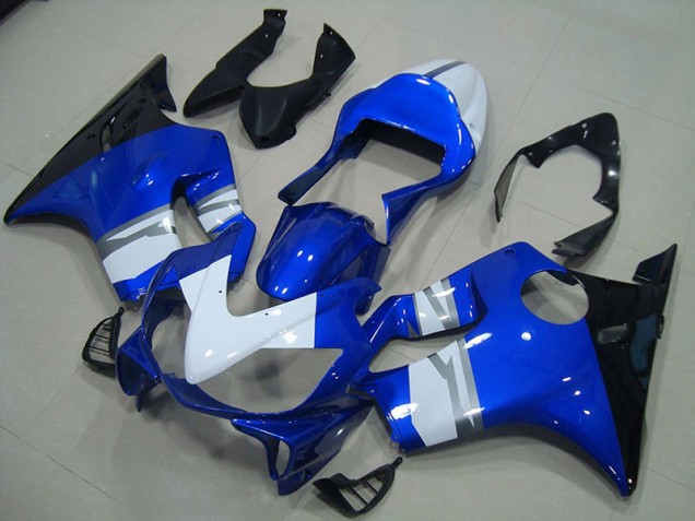 2001-2003 White Blue Black Honda CBR600 F4I Fairings 2001-2003 White Blue Black Honda CBR600 F4I Fairings
