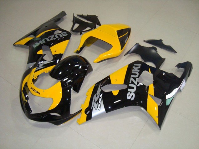 2001-2003 Yellow Black Silver Suzuki GSXR750 Fairings 2001-2003 Yellow Black Silver Suzuki GSXR750 Fairings