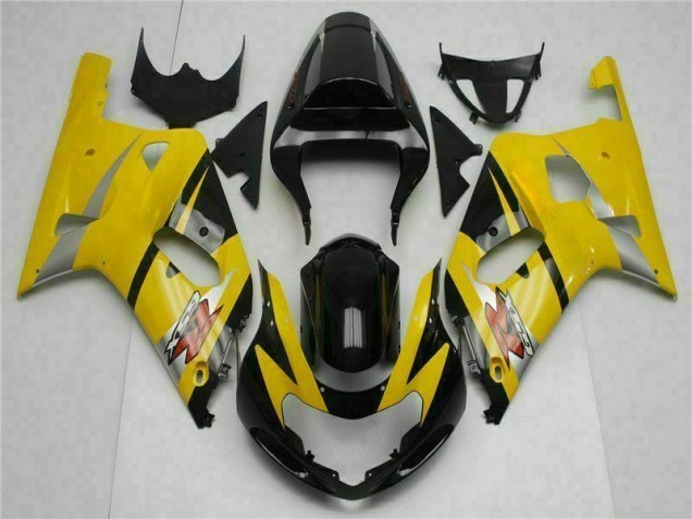 2001-2003 Yellow Suzuki GSXR 600/750 Full Fairing Kit 2001-2003 Yellow Suzuki GSXR 600/750 Full Fairing Kit