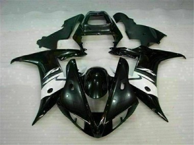 2002-2003 Black Yamaha YZF R1 Abs Complete Fairings