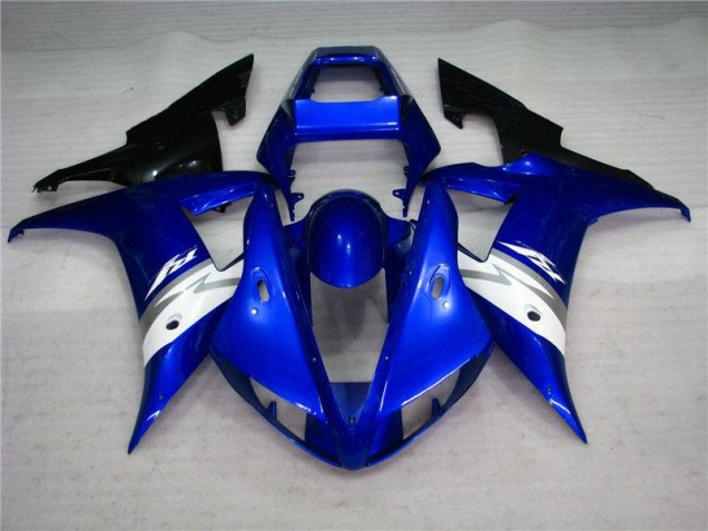 2002-2003 Blue White Yamaha YZF R1 Injection Fairings 2002-2003 Blue White Yamaha YZF R1 Injection Fairings