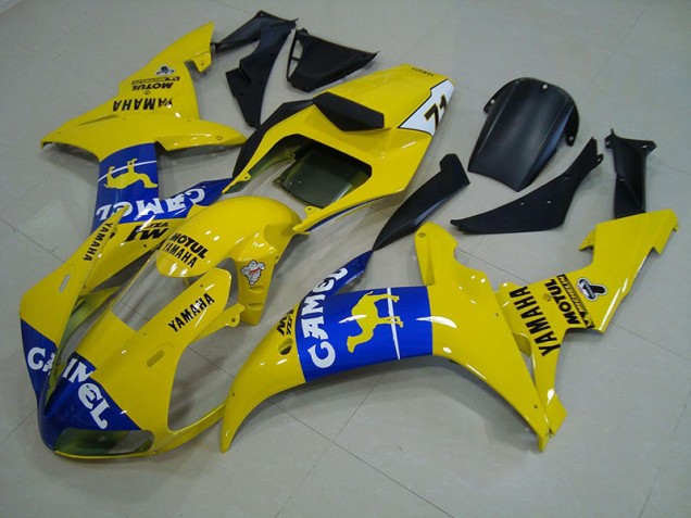 2002-2003 Blue Yellow Yamaha YZF R1 Fairings 2002-2003 Blue Yellow Yamaha YZF R1 Fairings