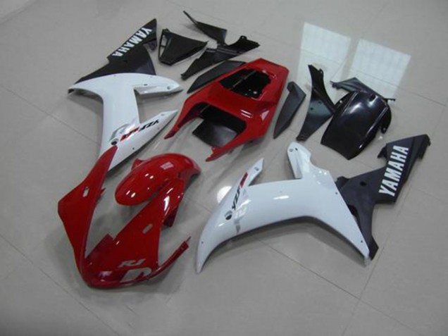 2002-2003 Red White Black Yamaha YZF R1 Fairings 2002-2003 Red White Black Yamaha YZF R1 Fairings