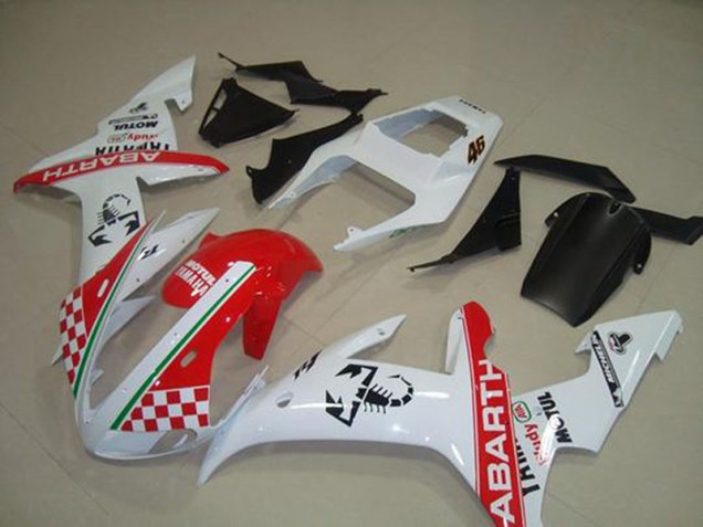 2002-2003 Red White Flag Yamaha YZF R1 Fairings 2002-2003 Red White Flag Yamaha YZF R1 Fairings