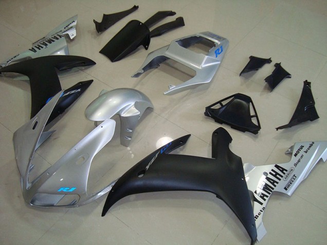2002-2003 Silver Blue Yamaha YZF R1 Fairings 2002-2003 Silver Blue Yamaha YZF R1 Fairings