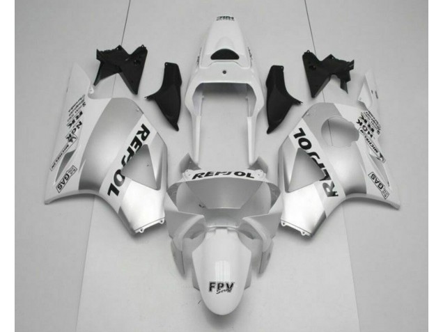 2002-2003 White Silver Black Honda CBR900RR 954RR Fairings 2002-2003 White Silver Black Honda CBR900RR 954RR Fairings