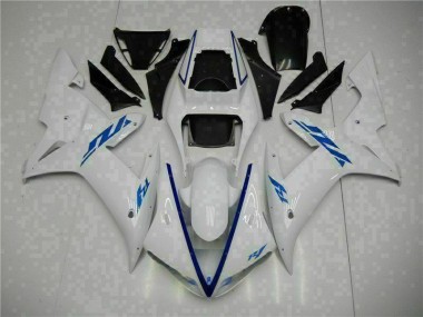 2002-2003 White Yamaha YZF R1 Full Fairing Kit