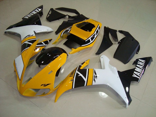 2002-2003 Yellow Anniversary Yamaha YZF R1 Fairings 2002-2003 Yellow Anniversary Yamaha YZF R1 Fairings