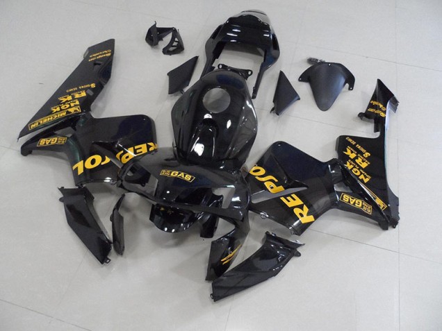 2003-2004 Black Repsol Honda CBR600RR Fairings 2003-2004 Black Repsol Honda CBR600RR Fairings