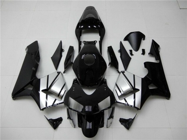 2003-2004 Black Silver Honda CBR600RR Fairings 2003-2004 Black Silver Honda CBR600RR Fairings