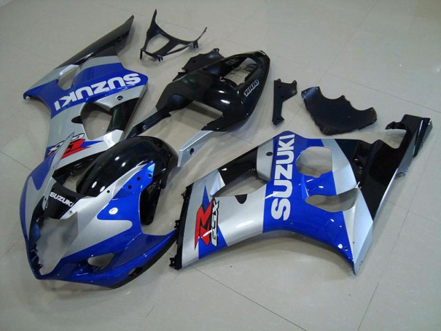 2003-2004 Blue Silver Suzuki GSXR 1000 Fairings 2003-2004 Blue Silver Suzuki GSXR 1000 Fairings