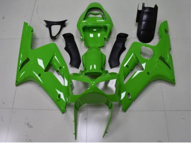 2003-2004 Green Kawasaki Ninja ZX6R Fairings