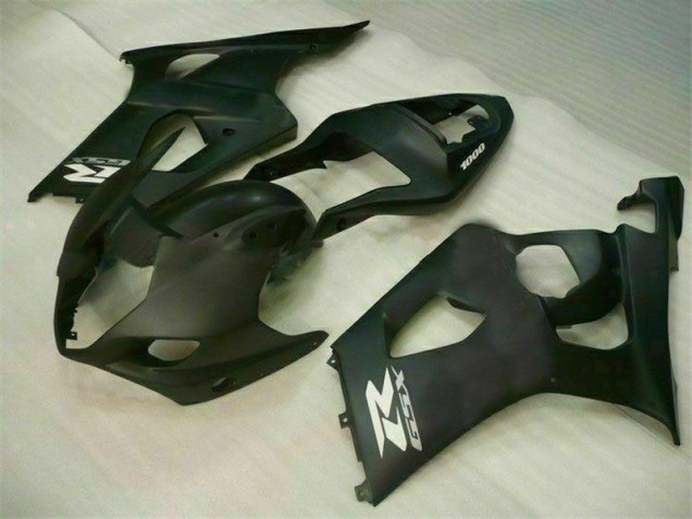 2003-2004 Matte Black Suzuki GSXR 1000 Abs Fairing Kit 2003-2004 Matte Black Suzuki GSXR 1000 Abs Fairing Kit