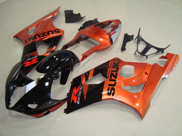 2003-2004 Orange and Black Suzuki GSXR 1000 Fairings 2003-2004 Orange and Black Suzuki GSXR 1000 Fairings