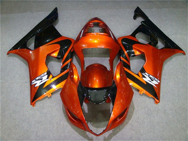2003-2004 Orange Black Suzuki GSXR 1000 Fairings 2003-2004 Orange Black Suzuki GSXR 1000 Fairings