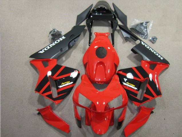 2003-2004 Red Black Honda CBR600RR Plastics Fairings 2003-2004 Red Black Honda CBR600RR Plastics Fairings