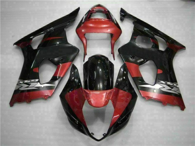 2003-2004 Red Black Suzuki GSXR 1000 Fairings 2003-2004 Red Black Suzuki GSXR 1000 Fairings