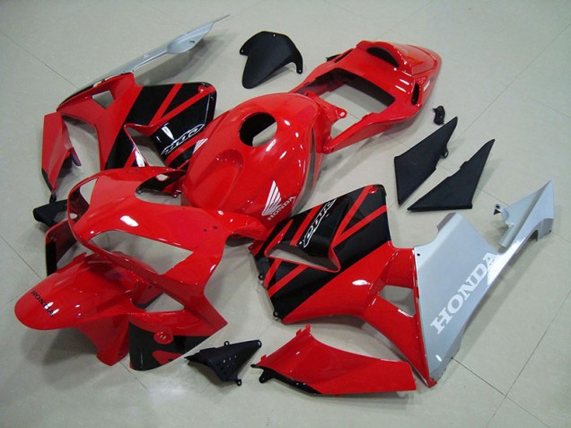 2003-2004 Red Silver Honda CBR600RR Fairings 2003-2004 Red Silver Honda CBR600RR Fairings