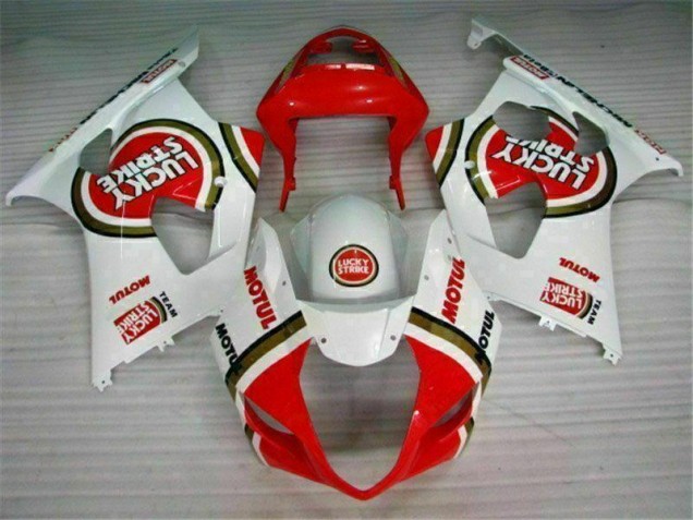 2003-2004 Red White Suzuki GSXR 1000 Fairings 2003-2004 Red White Suzuki GSXR 1000 Fairings