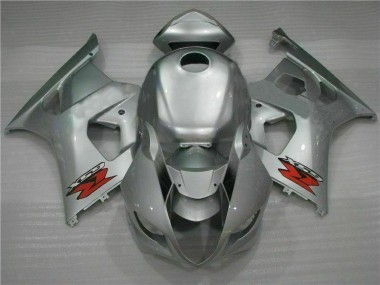 2003-2004 Silver Suzuki GSXR 1000 Abs Fairing Kit