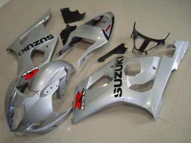 2003-2004 Silver Suzuki GSXR 1000 Fairings